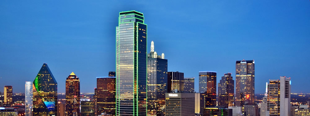 downtown Dallas skyline