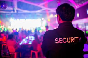 dallas security guard services at work during a live concert event